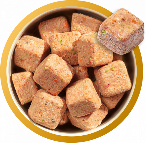 60/40 Chicken with Salmon, Vegetables and Brown Rice