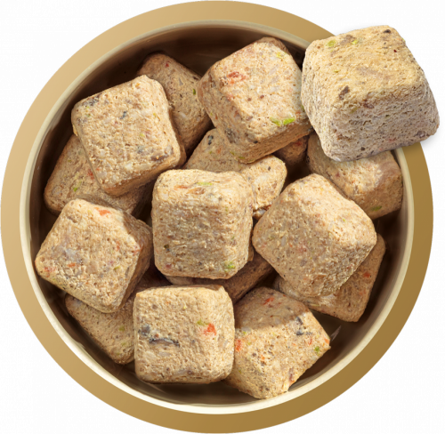 60/40 Tripe and Chicken with Salmon, Vegetables and Brown Rice