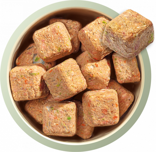 60/40 Lamb with Chicken, Salmon, Vegetables and Brown Rice